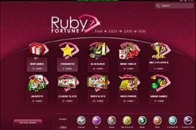 Ruby Fortune Screenshot